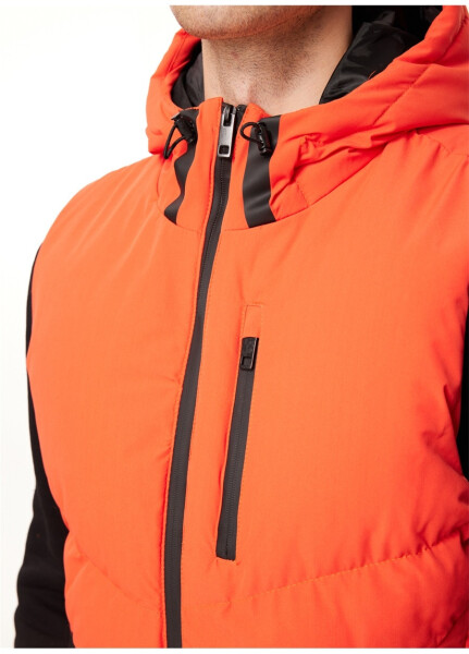 People By Fabrika Orange Men's Puffer Vest SPBF3WM-VES5002 - 17