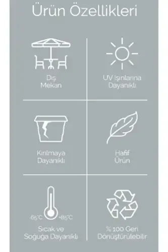 Pera Hanging Planter 3.2 Liters 29cm Plastic Garden Balcony Fence Railing Flower Pot-CREAM - 6