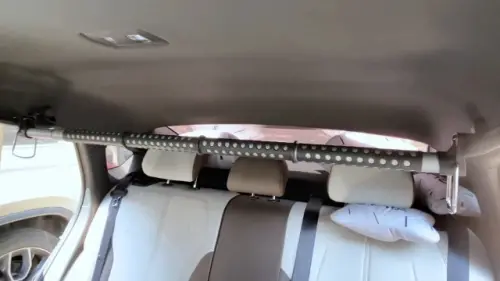 Перекладина для вешалок Beinhome из резины, расширяемая сверхпрочная вешалка для одежды в машину, расширяется до 63 дюймов, подходит для большинства автомобилей, грузовиков, внедорожников, фургонов, автодомов, путешественников, черный 