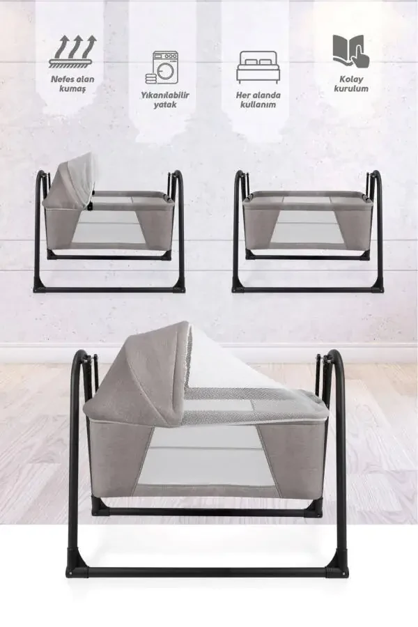 Переносная люлька-гамак с фиксацией - 2