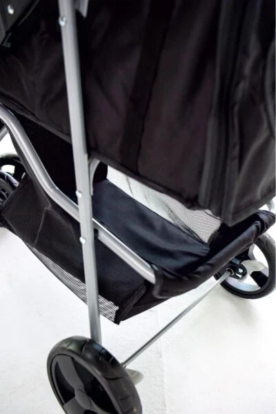 Perez Cat & Dog Stroller Navy Blue, 42x63x89cm - 4