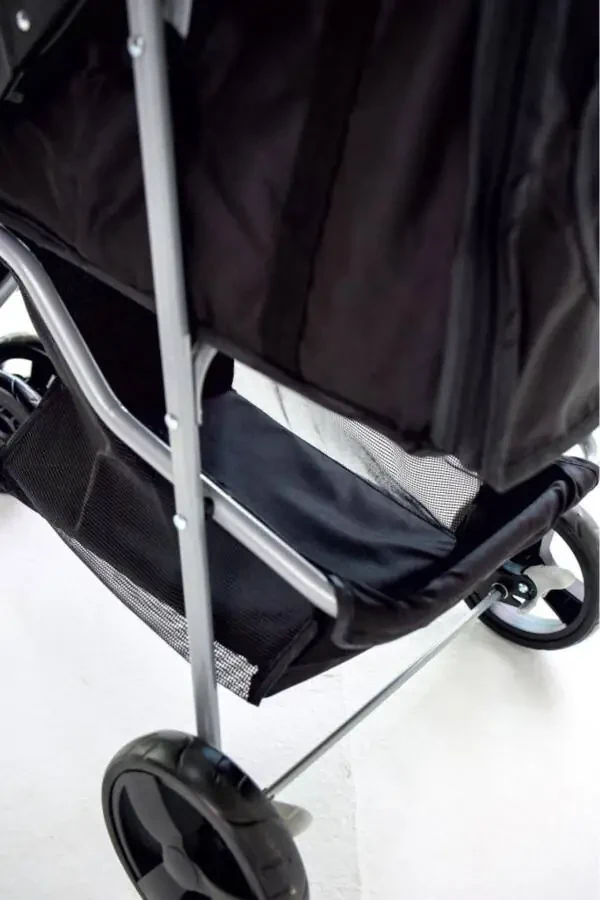 Perez Cat & Dog Stroller Navy Blue, 42x63x89cm - 4