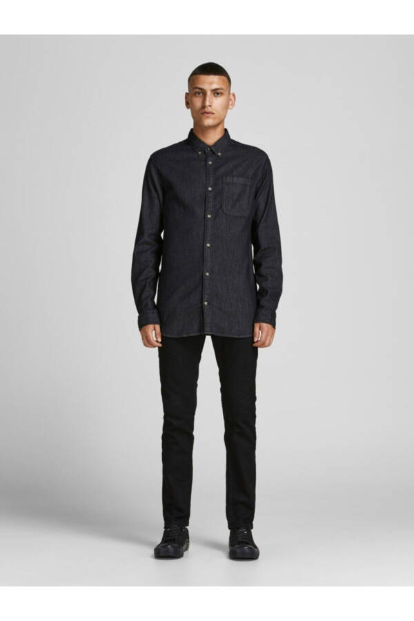Perfect Denim Shirt L/s Noos - 3