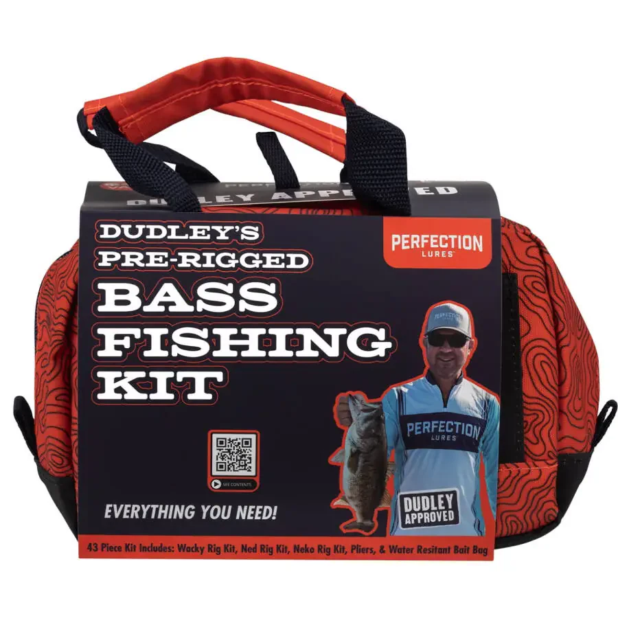 Perfection Lures Dudley's Pre-Rigged Soft Plastics Bass Fishing Kit - 1
