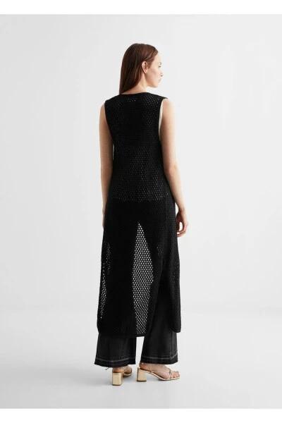 Perforated Cotton Vest - 4
