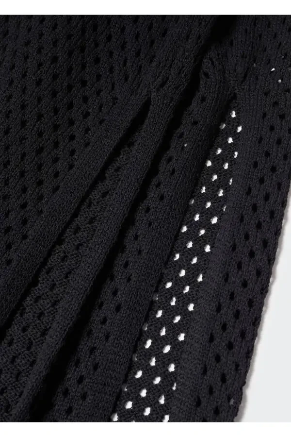 Perforated Cotton Vest - 7
