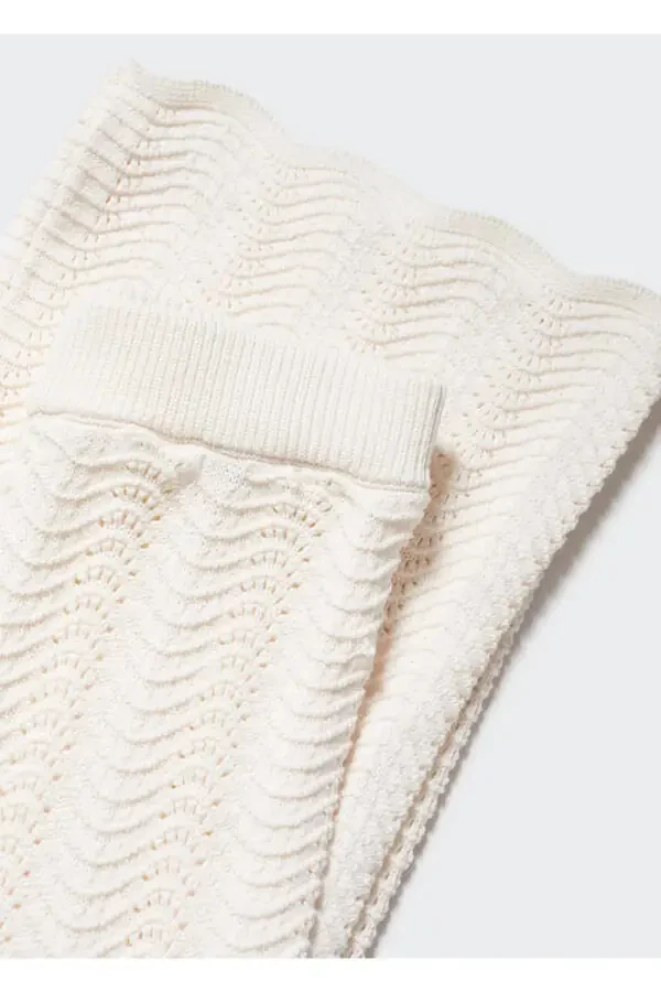 Perforated Knitted Trousers - 5