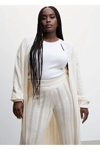 Perforated Knitted Trousers - 6