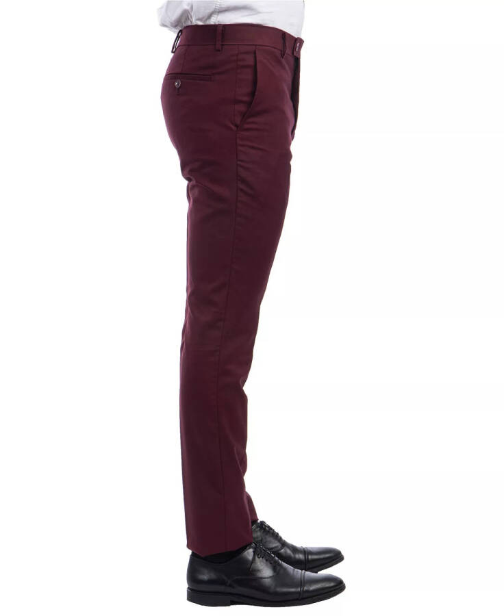 Performance Men's Stretch Dress Pants Burgundy - 3