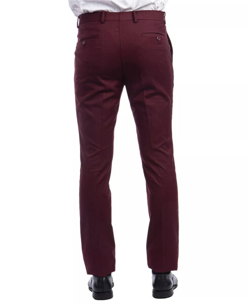 Performance Men's Stretch Dress Pants Burgundy - 5