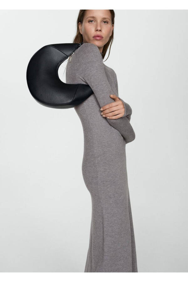 Perkins Collar Knit Dress - 1