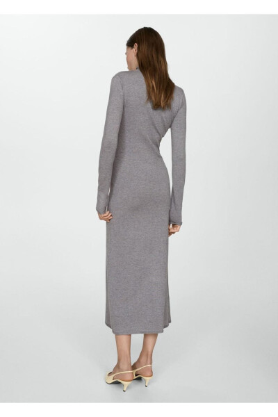 Perkins Collar Knit Dress - 4