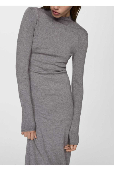 Perkins Collar Knit Dress - 7