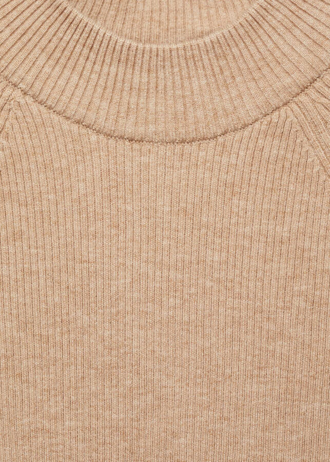 Perkins collar, ribbed t-shirt - Light/Pastel Grey - 10