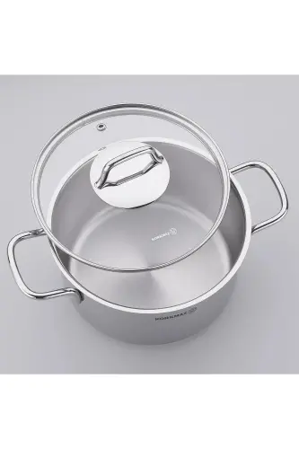 Perla 22x6 Cm Short Saucepan Fma04624 - KORKMAZ (1)