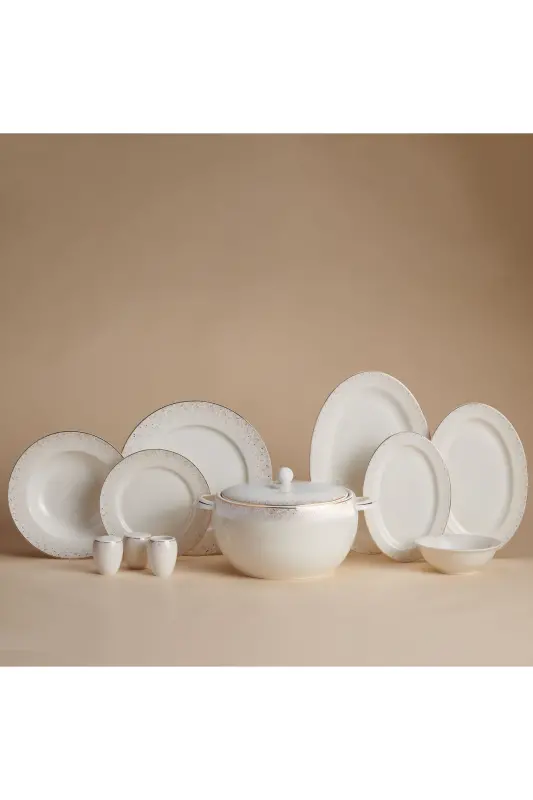 Perla Collection 60 Piece Dinner Set A8364 - KORKMAZ