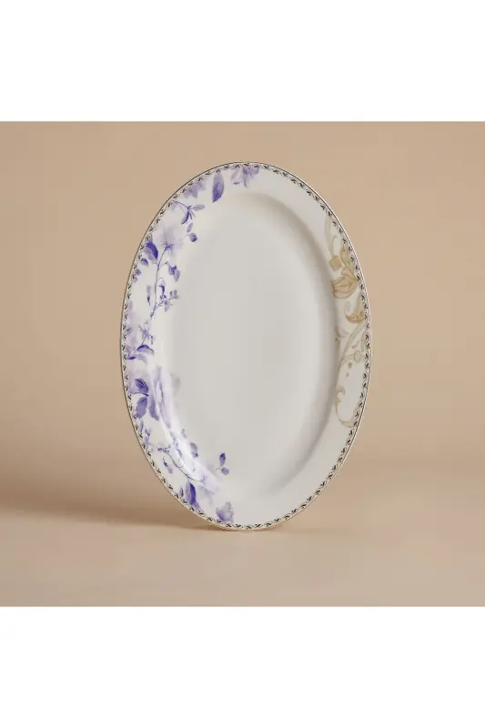 Perla Collection 60 Piece Round Dinner Set - 5