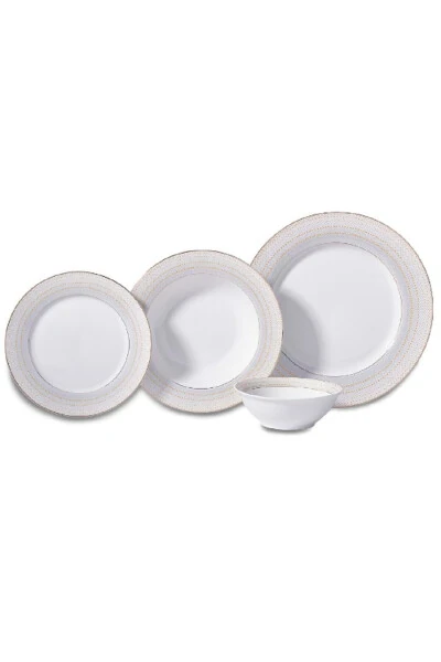 Perla Collection 60 Pieces 12 Person Porcelain Dinner Set A8378 - KORKMAZ (1)