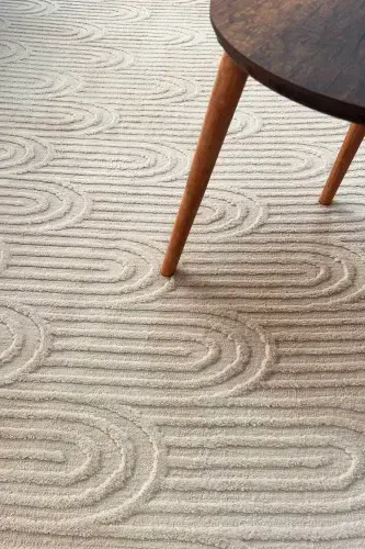 Perla Zamonaviy Premium Peluş Buklali Tuya Juni Rangi Salon Gilami Bolalar Gilami Yo'lak-Tuya Juni - DECOMIA HOME (1)