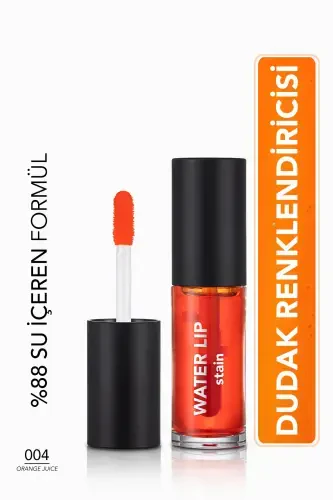 Permanent Matte Lip Tint (Orange) - Water Lip Stain - 004 Orange Juice - 8682536042192-004 ORANGE JUICE - 1