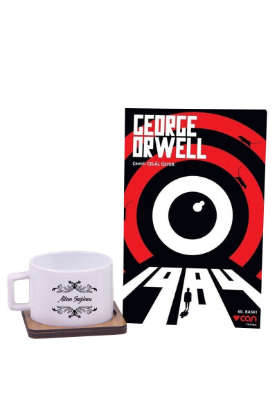 Personalized 1984 Book - Coffee Mug Gift Set / Birthday Gift Box - KITAPLI HEDIYE