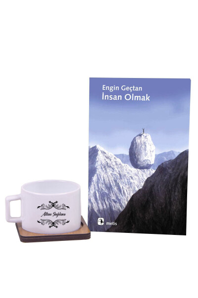 Personalized Being Human Book - Coffee Mug Gift Set / Birthday Gift - KITAPLI HEDIYE