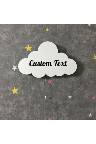 Personalized Cloud Night Light Children's Nursery Decorative Led Lighting Ask for Name - 5