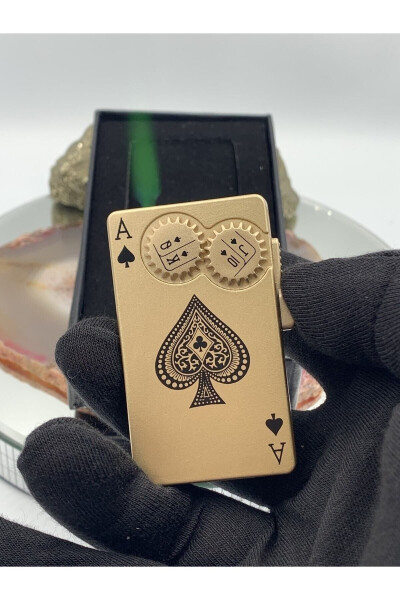 Personalized gold flame lighter - 8