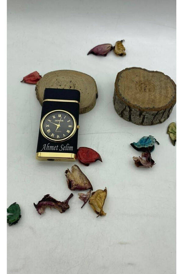 Personalized Luxury Clock Gas Lighter - 3