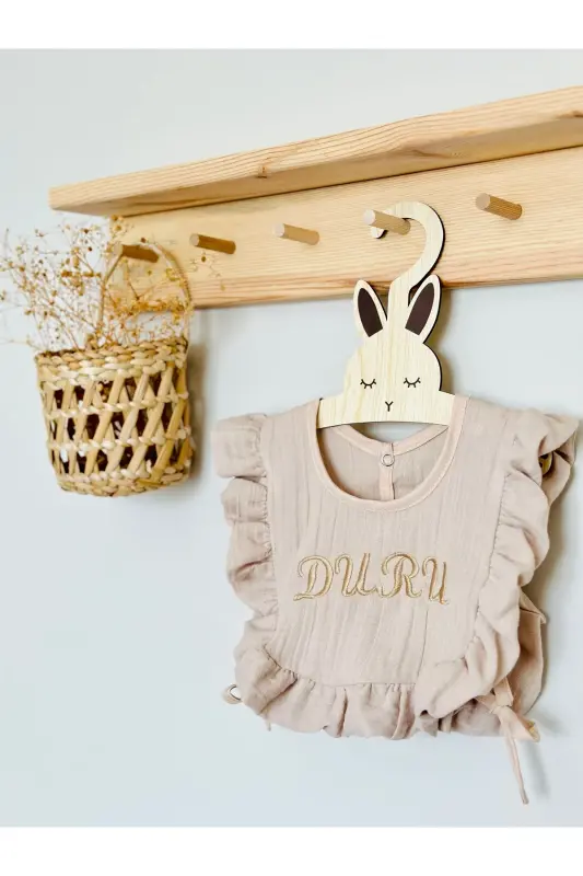 Personalized Multi Muslin Baby Bib & Burp Cloth - 1