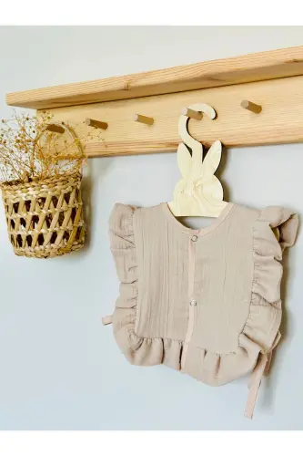 Personalized Multi Muslin Baby Bib & Burp Cloth - 4