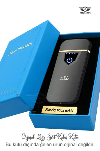 Personalized name engraved, flameless USB rechargeable lighter. - 3