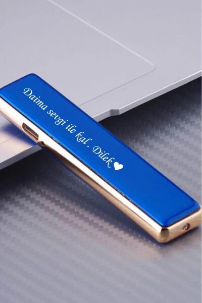 Personalized Name Engraved Rechargeable USB Touch Electronic Lighter - Modazone (1)