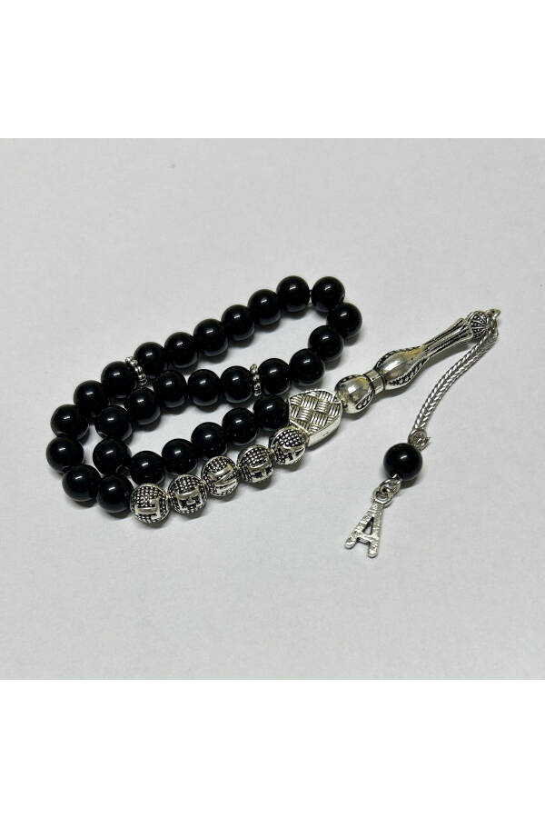 Personalized Onyx Stone Tasbih (Specify the Name You Want to Be Written in the Question-Answer Section) - 1