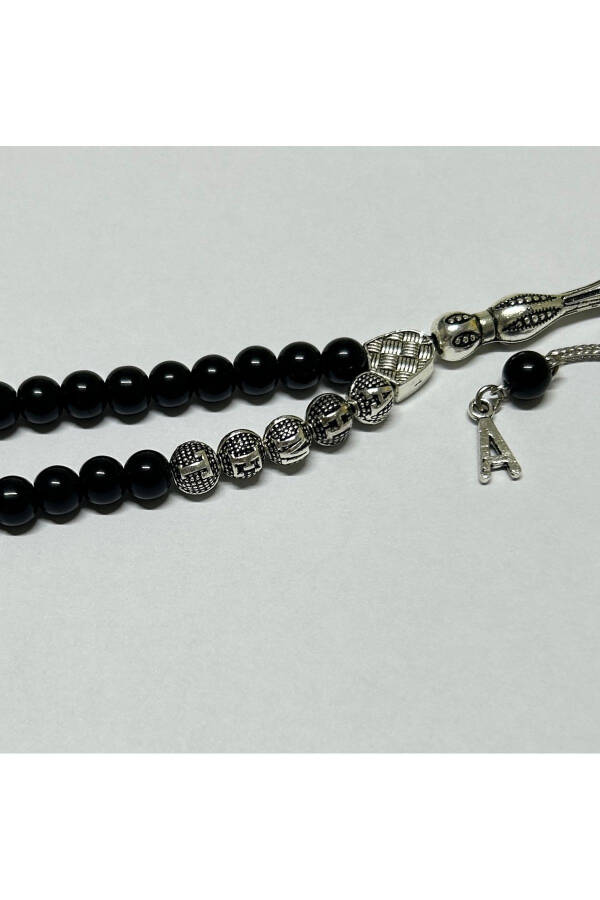 Personalized Onyx Stone Tasbih (Specify the Name You Want to Be Written in the Question-Answer Section) - 2