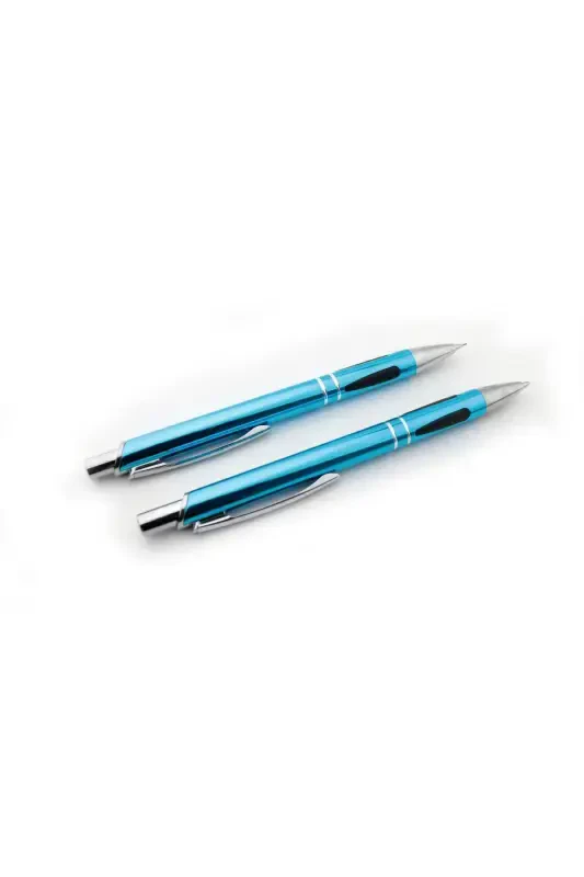 Personalized Pen and Pencil Set - New Year-Blue - 4