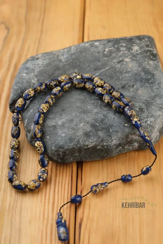 Personalized Rosary with Golden Beads - 14