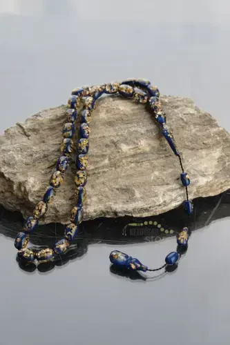 Personalized Rosary with Golden Beads - 5