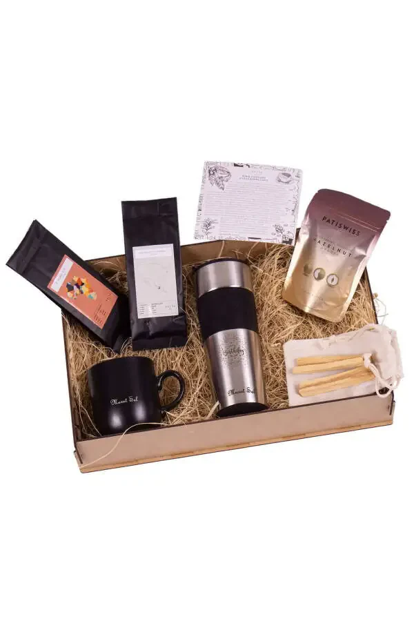 Personalized Thermos Mug Coffee Dragee Palo Santo Incense Birthday Gift - 1