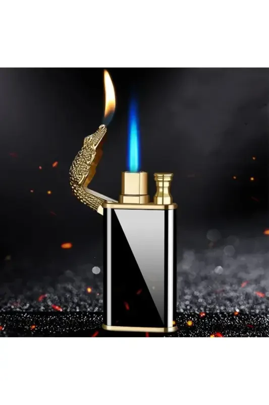 Personalized Valentine's Day Special Design Crocodile Lighter & Special Wooden Box with Names-DOUBLEFINGER - 3