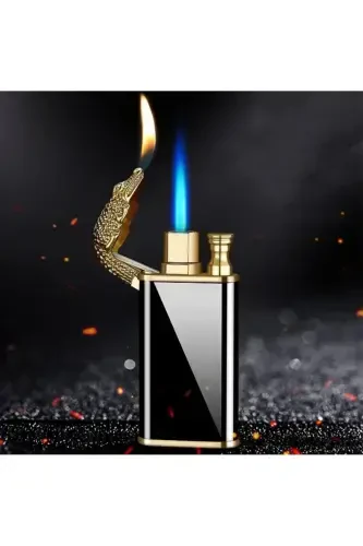 Personalized Valentine's Day Special Design Crocodile Lighter with Custom Name - Special Wooden Box-AY - 3