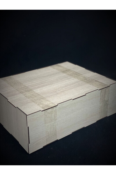 Personalized wooden rosary and watch collection box (50 rosaries, 12 watches). - 12