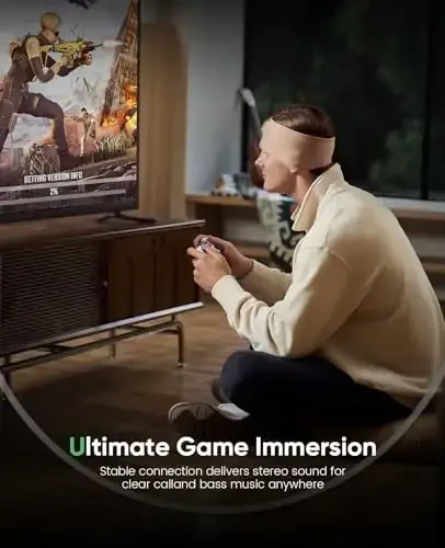 Perytong Bluetooth Sleep Headphones Headband with HD Speakers - Noise Cancelling, for Side Sleepers, Workout, Jogging, Yoga - 8