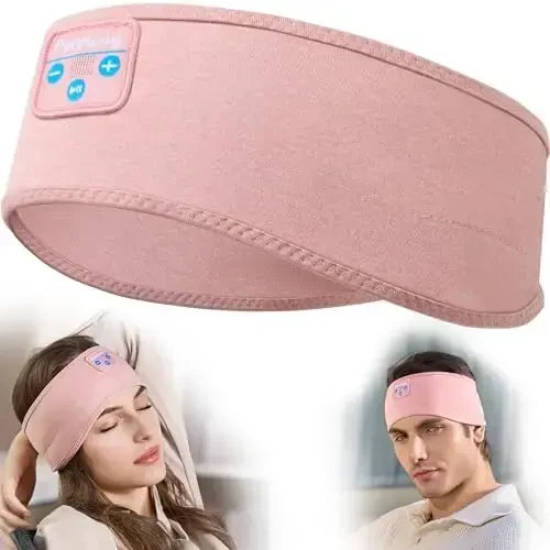 Perytong Sleep Headphones - Bluetooth Headband Wireless Sleeping Headband with Earphones Music Band Unique Gifts for Men Women 