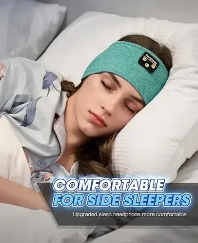 Perytong Sleep Headphones, Bluetooth Sports Headband Headphones with Ultra-Thin HD Stereo Speakers Perfect for Sleeping,Workout,Jogging,Yoga,Insomnia, Air Travel, Meditation - 3