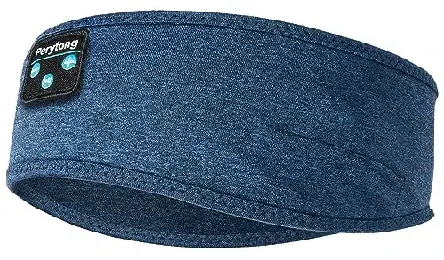 Perytong Uyqu Eshitish vositasi Simsiz, Bluetooth Sport Bosh tasmasi Ultra yupqa HD Stereo karnaylar bilan, Uniseks, Uxlash, Mashq qilish, Yugurish, Yoga, Uyqusizlik, Havo sayohati, Meditatsiya uchun ideal - 1