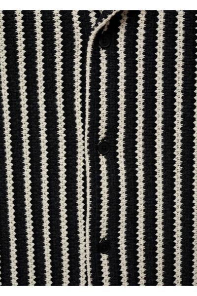 Peshin toʻqilgan triko koʻylak - 5