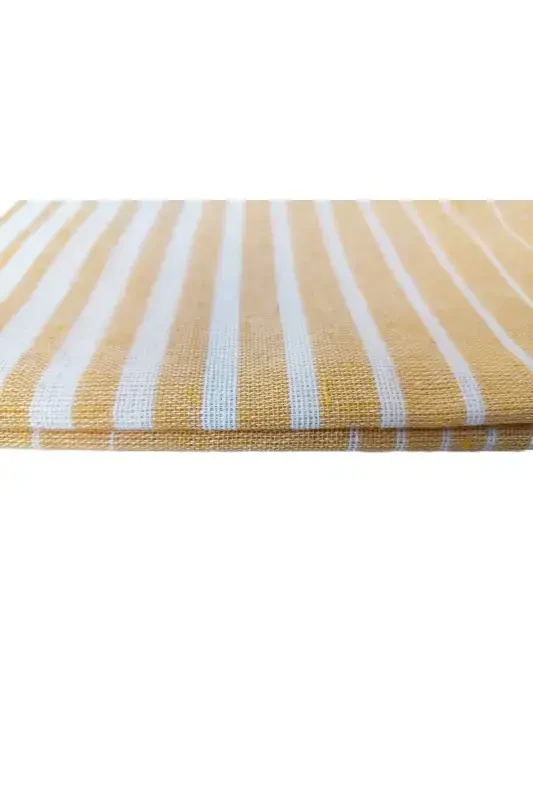 Peshtemal, Regenerated Cotton 100x170 Shaded Model, Yellow, Beach Towel, Bath Towel-Yellow - 2