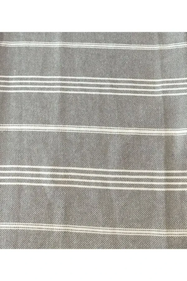 Pestemal Bathrobe, Gray, Nuray Pattern, 100% Cotton - 3