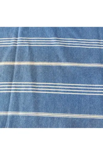 Peştemal Bornoz , Mavi , Nuray Desen , %100 Pamuk-Mavi - 3